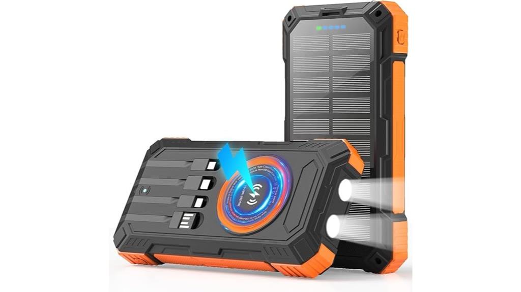 high capacity solar power bank