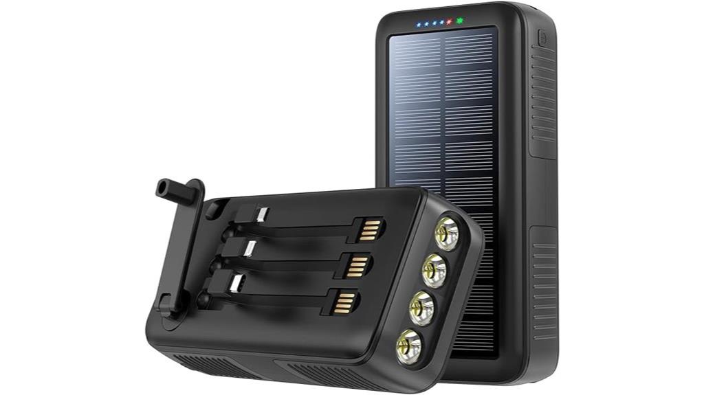 high capacity solar power bank