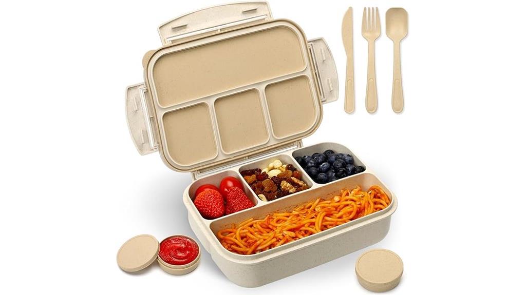 kids wheat straw bento