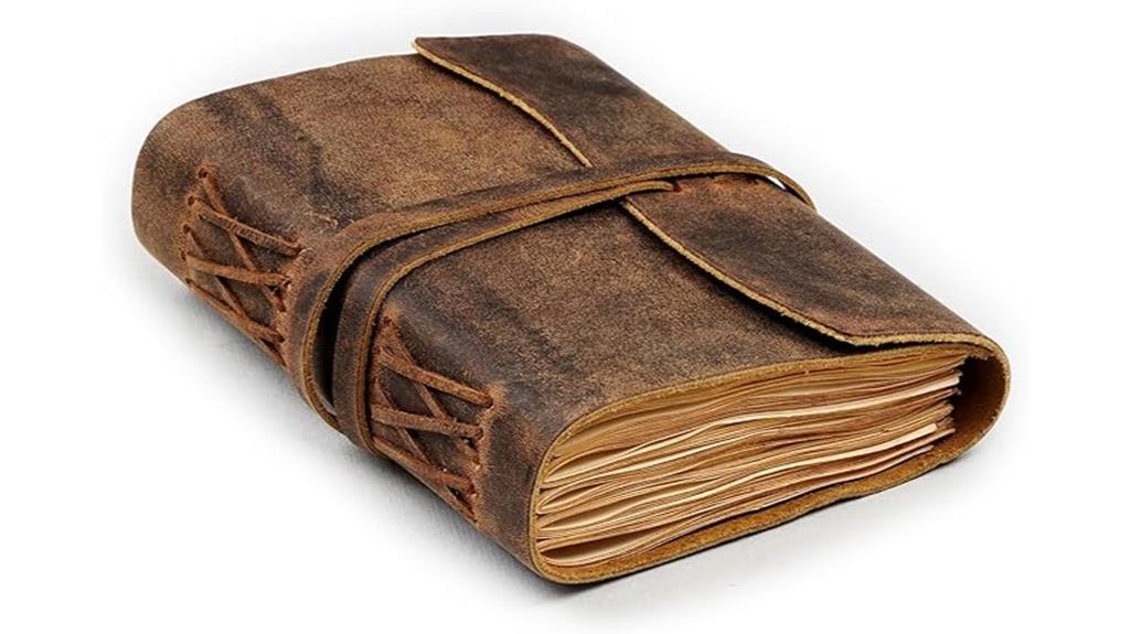 leather bound journal 220 pages
