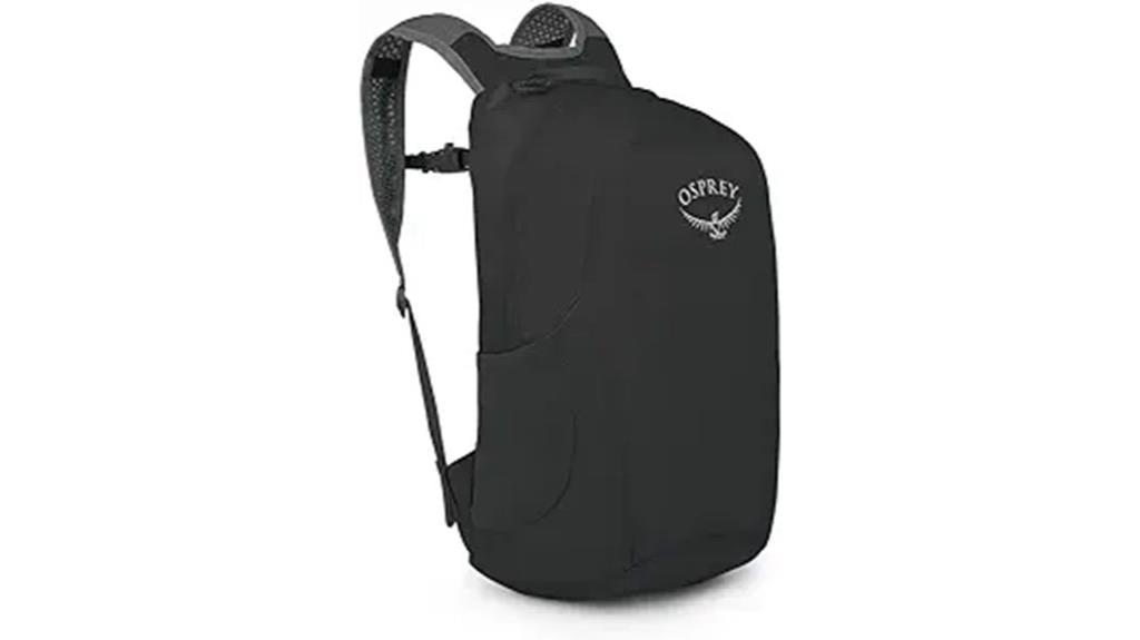 lightweight black travel pack