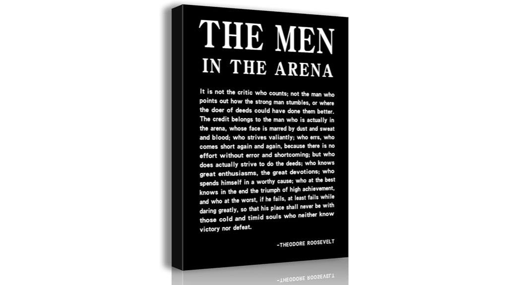 man in arena inspiration