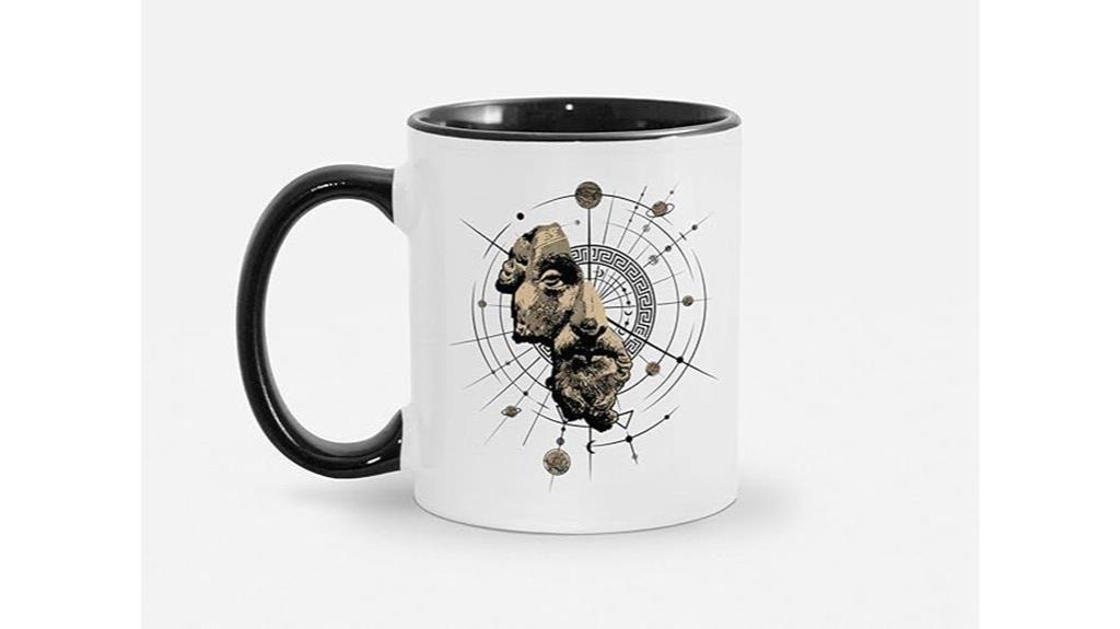 marcus aurelius ceramic mug