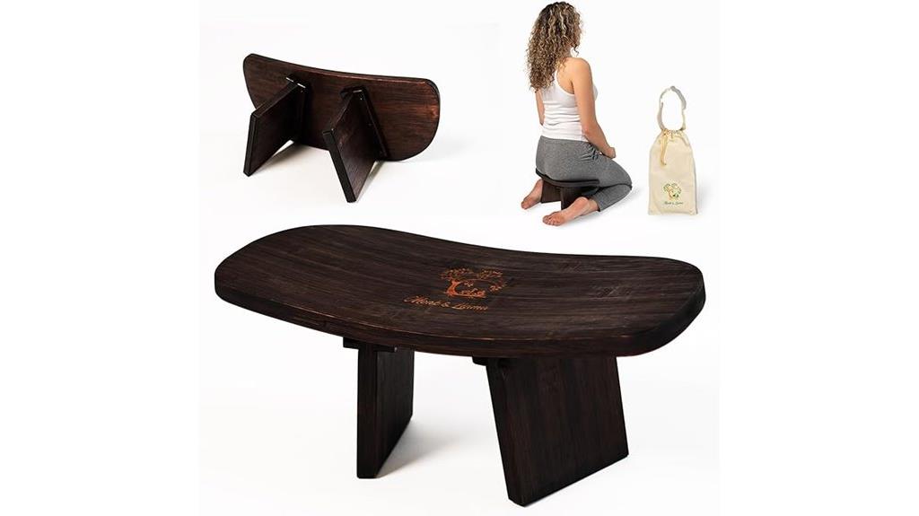 meditation bench with bag