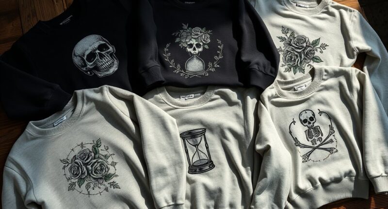 memento mori sweatshirt collection