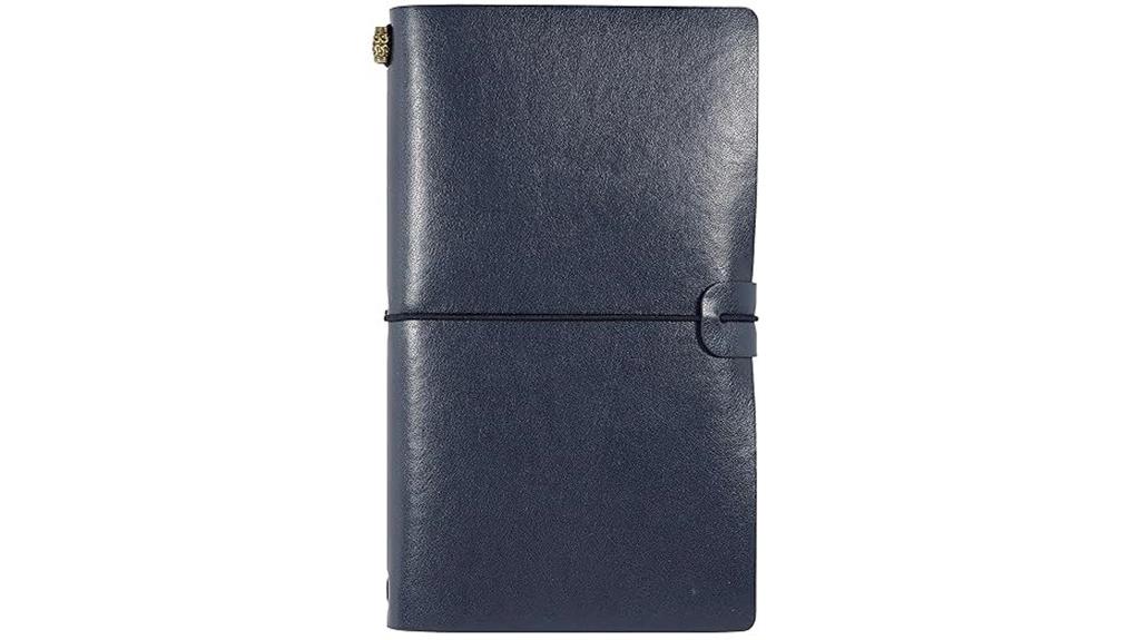 midnight blue refillable notebook