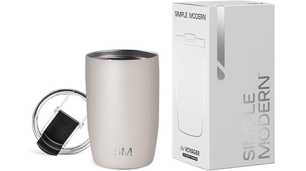 modern travel mug