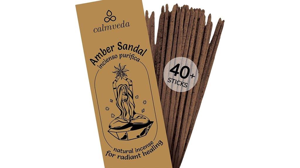 natural sandalwood amber incense