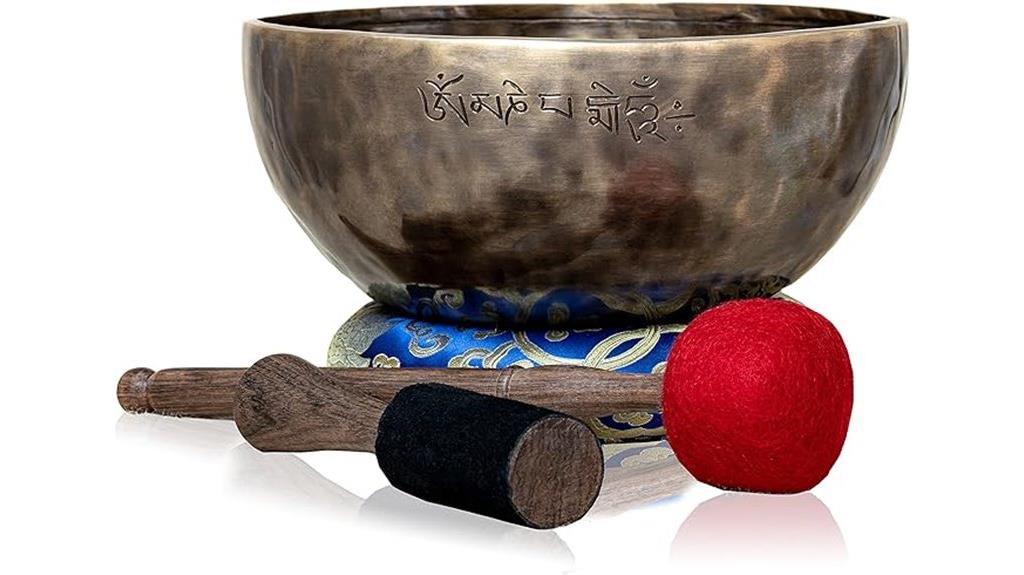 nine piece tibetan singing bowl set