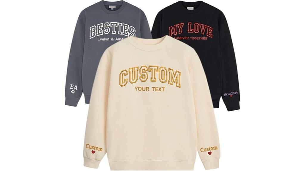 personalized embroidered apparel