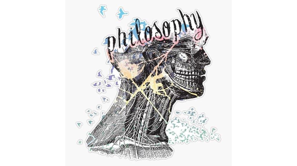philosophy vinyl sticker set