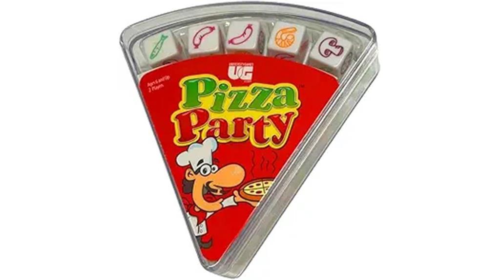 pizza themed dice game