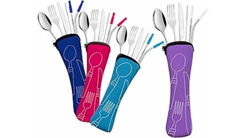 portable camping utensil set