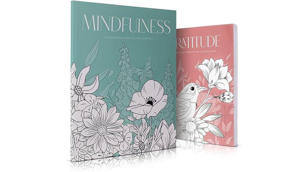 relaxing coloring book set