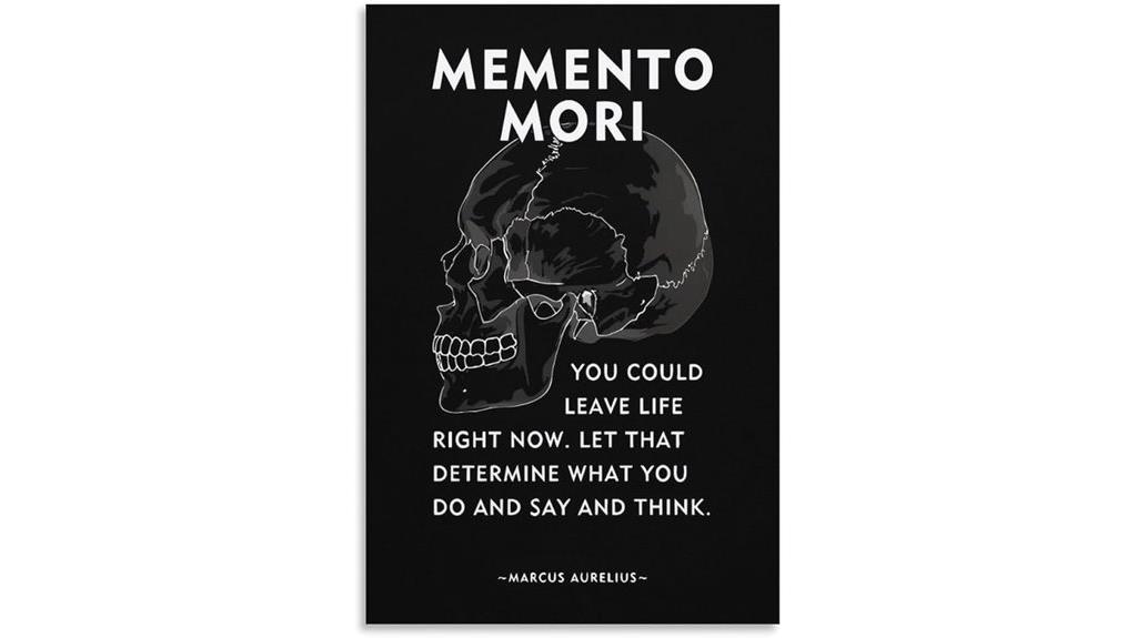 remember mortality wall art