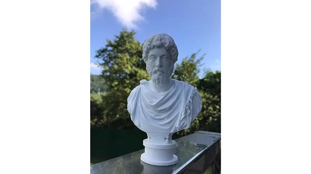roman emperor aurelius bust