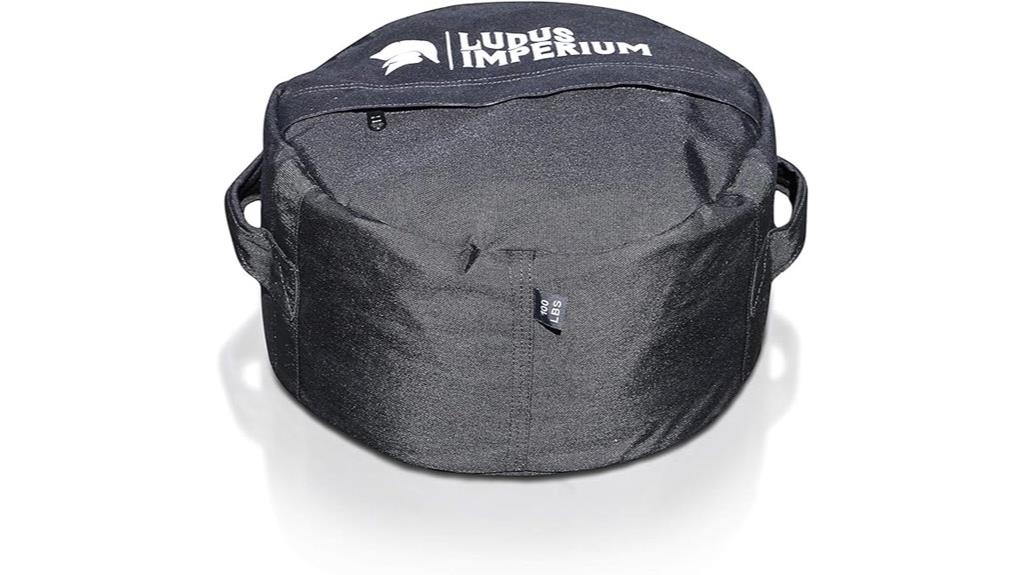 round sandbag with handles