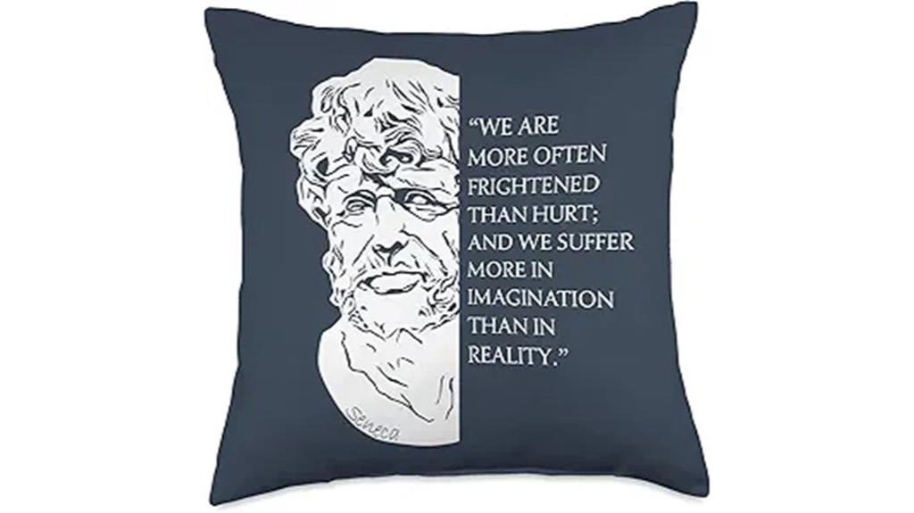 seneca s stoic wisdom pillow