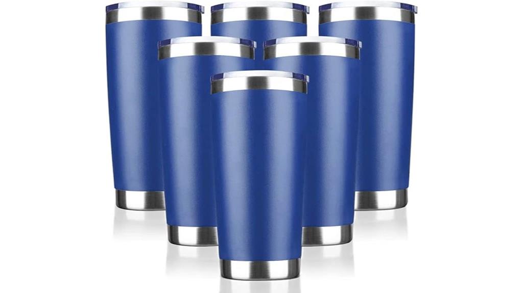 six pack 20oz tumblers