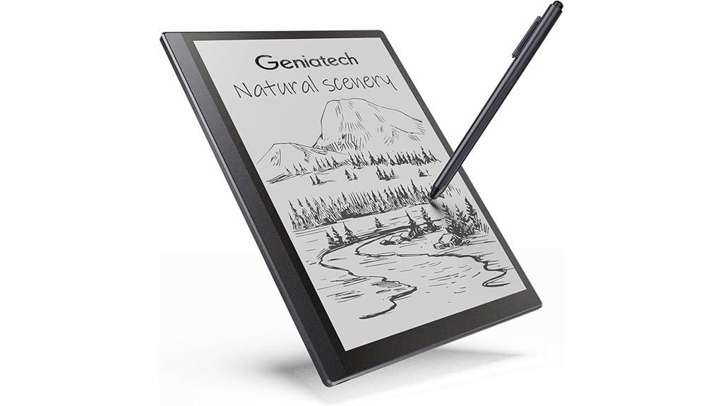slim digital notebook tablet