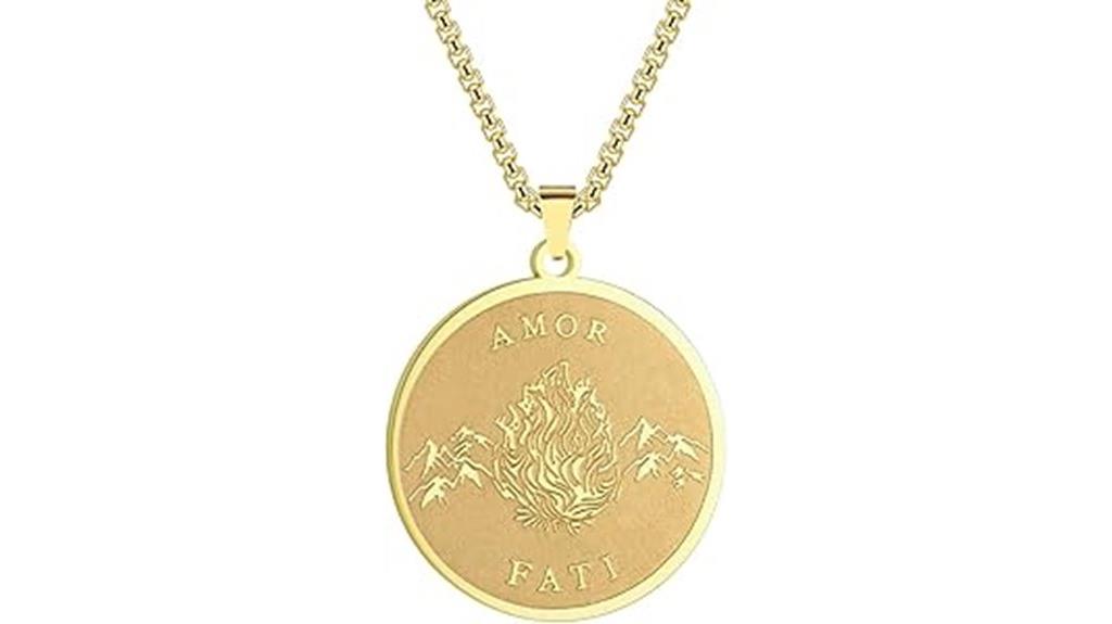 stoic amor fati necklace
