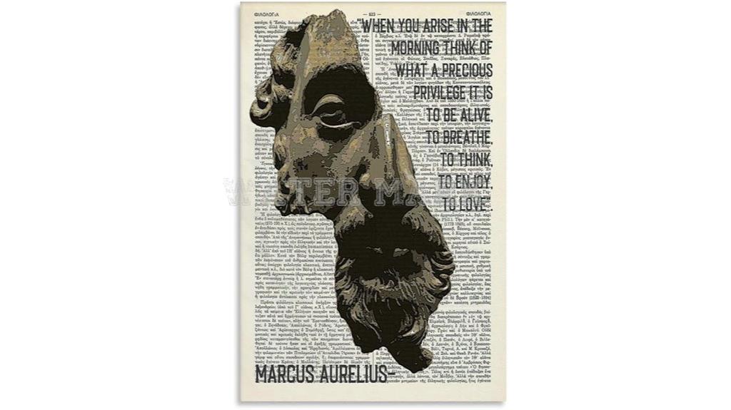 stoic marcus aurelius poster