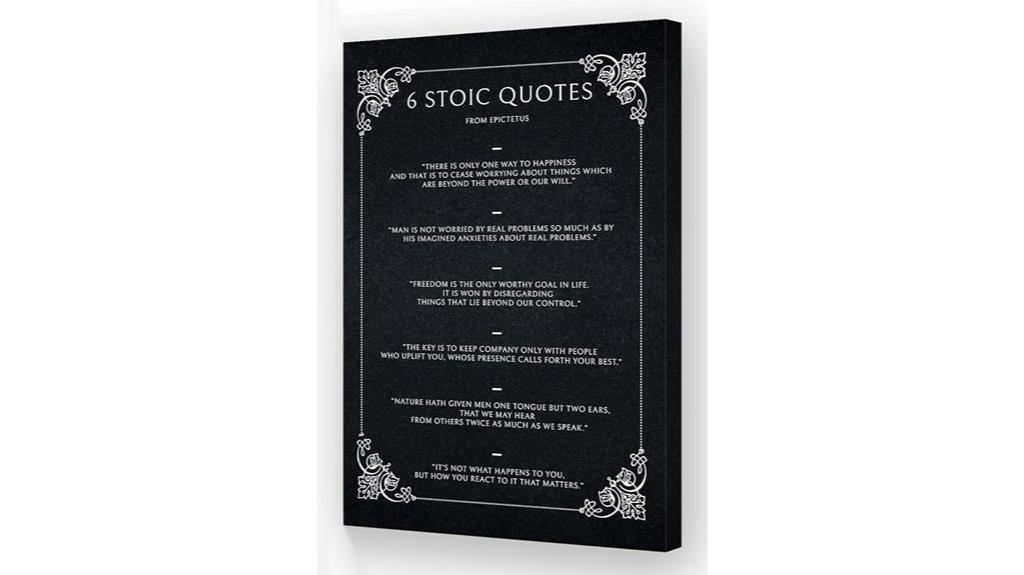 stoic wall art canvas