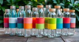 stylish eco friendly glass bottles