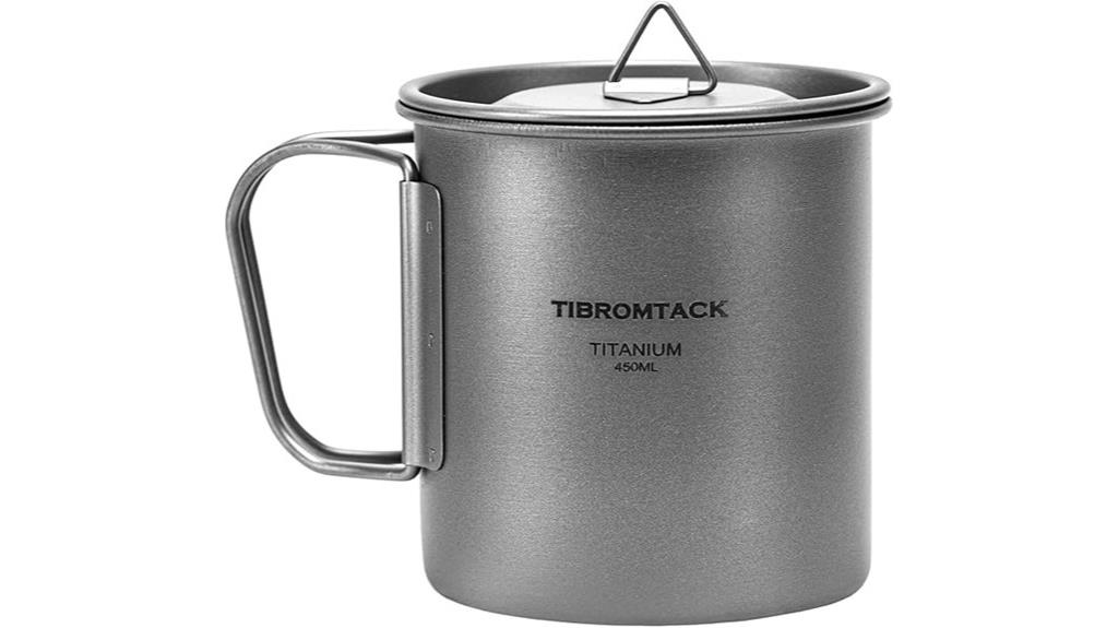 titanium camping cup