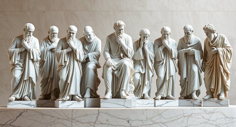 top marble philosopher sculptures