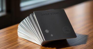 top metal stoic card decks