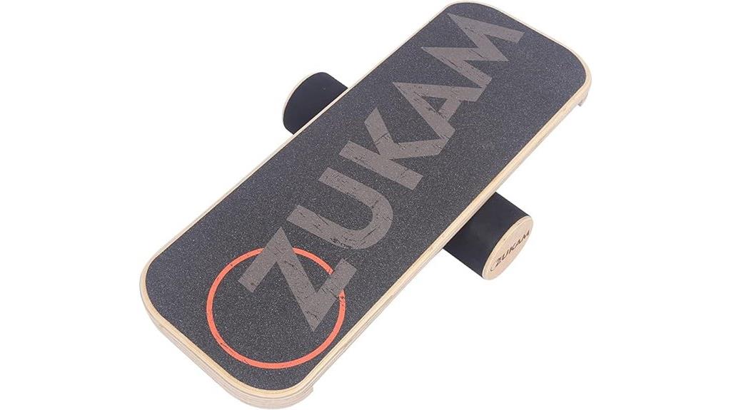 wooden balance wobble board