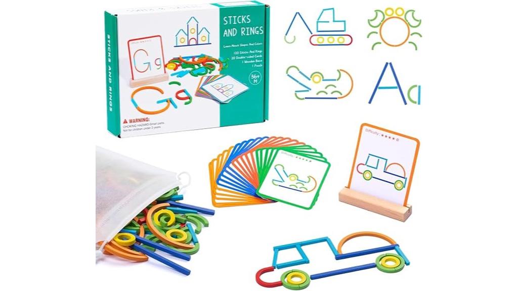 wooden kids puzzle set