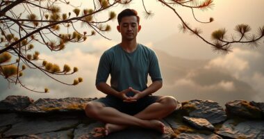 calmness through mindful breathing