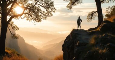 contemplating nature and cosmos