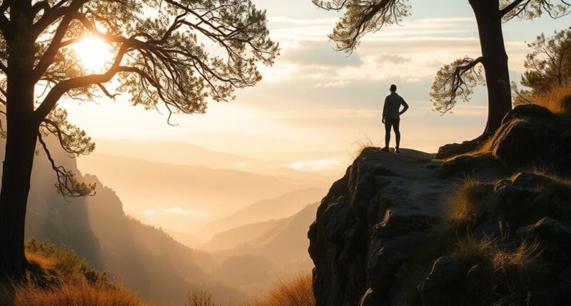 contemplating nature and cosmos