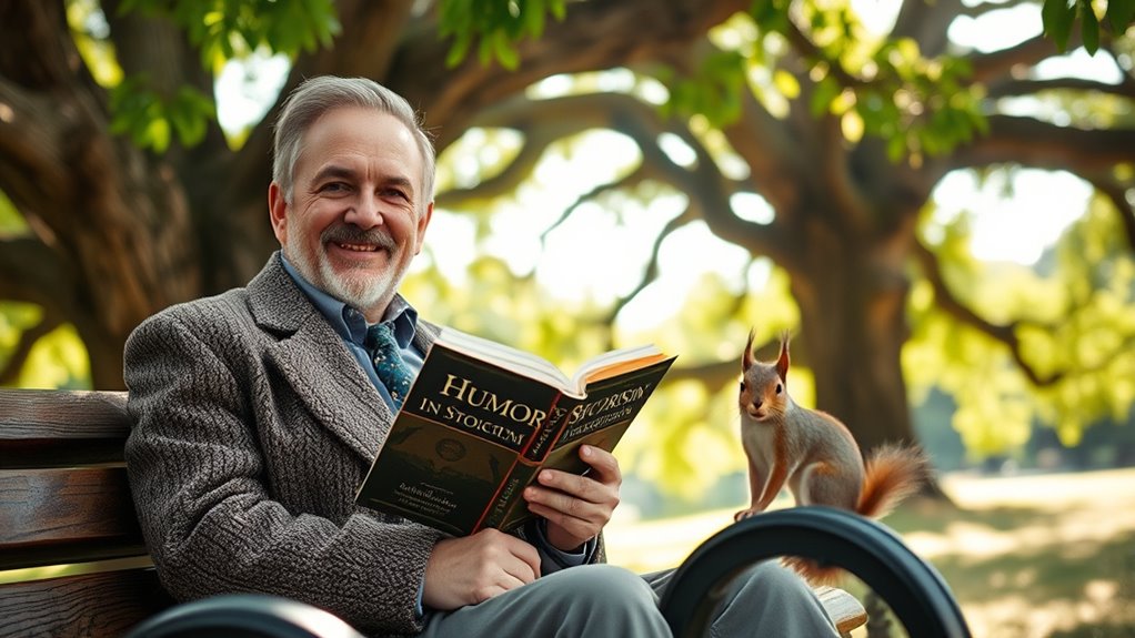 humor enhances stoic resilience