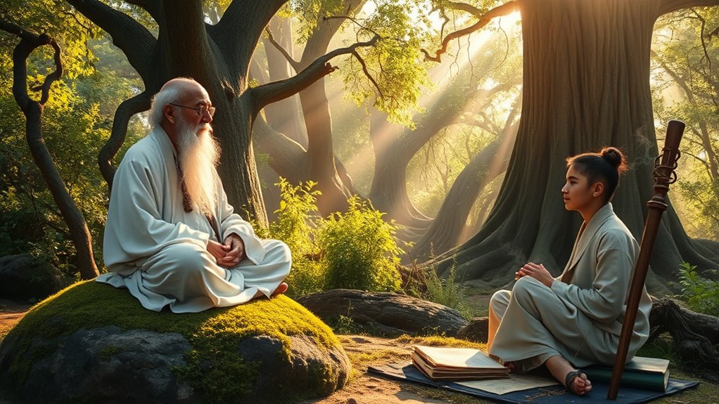 imaginary stoic mentorship visualization