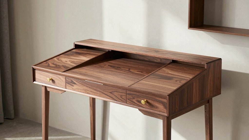 compact secretary desk options