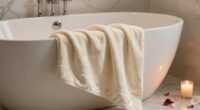 luxury bath towel selection