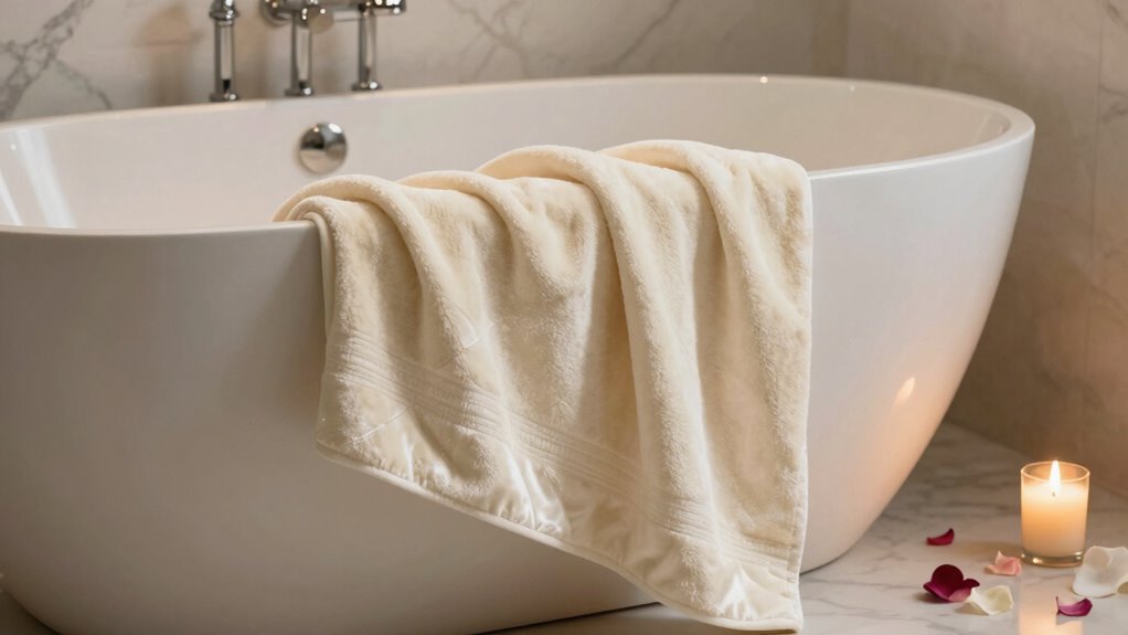 luxury bath towel selection