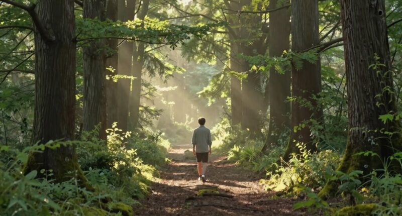 morning walk for mindfulness