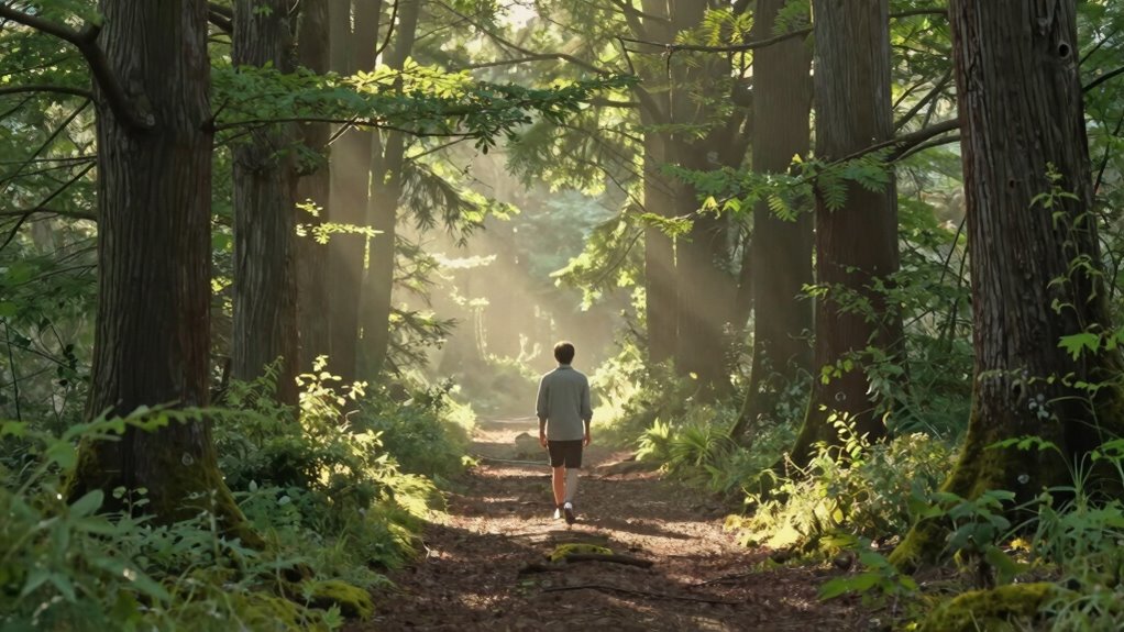 morning walk for mindfulness