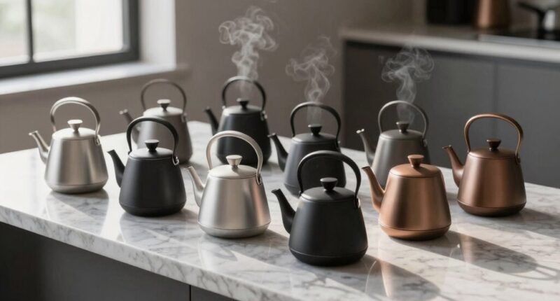 quiet morning tea kettles