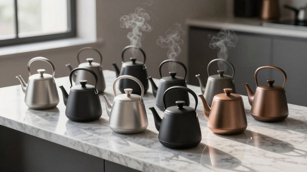quiet morning tea kettles
