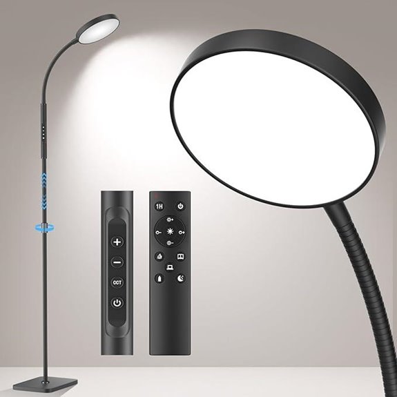 remote touch control lamp