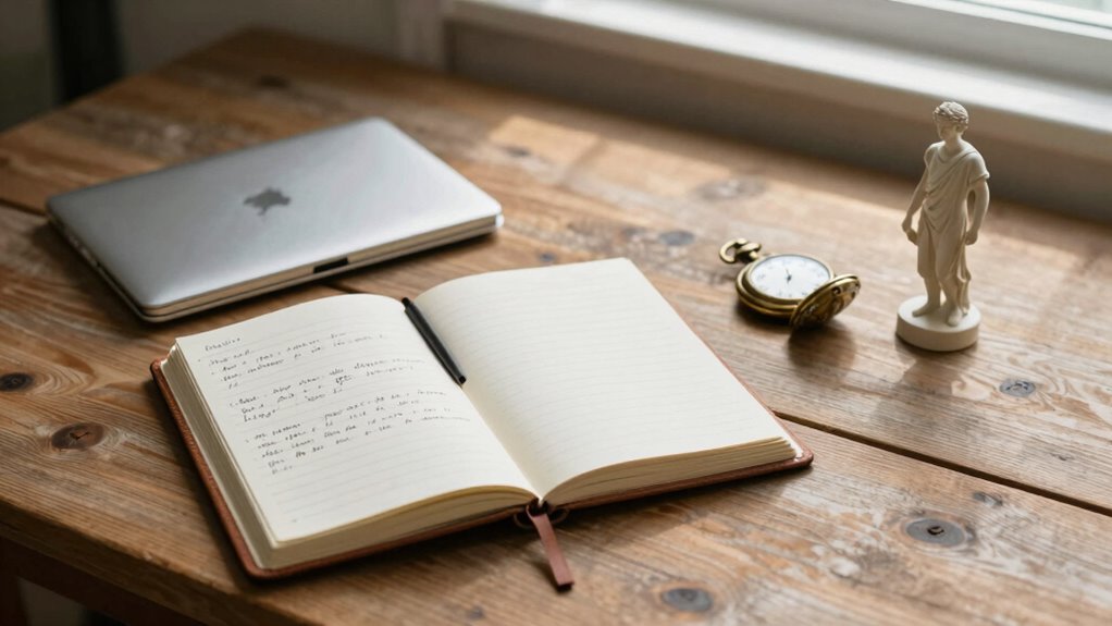 stoic practice mindfulness journaling