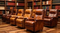 top leather reading chairs