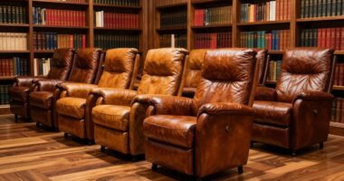 top leather reading chairs