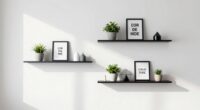 top minimalist quote shelves